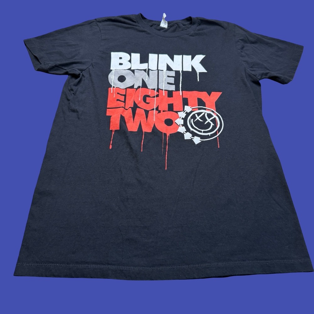 BLINK 182 DRIP LOGO GRAPHIC T SHIRT